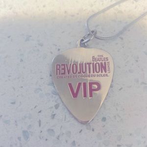 Beatles Revolution Guitar Pick Necklace
